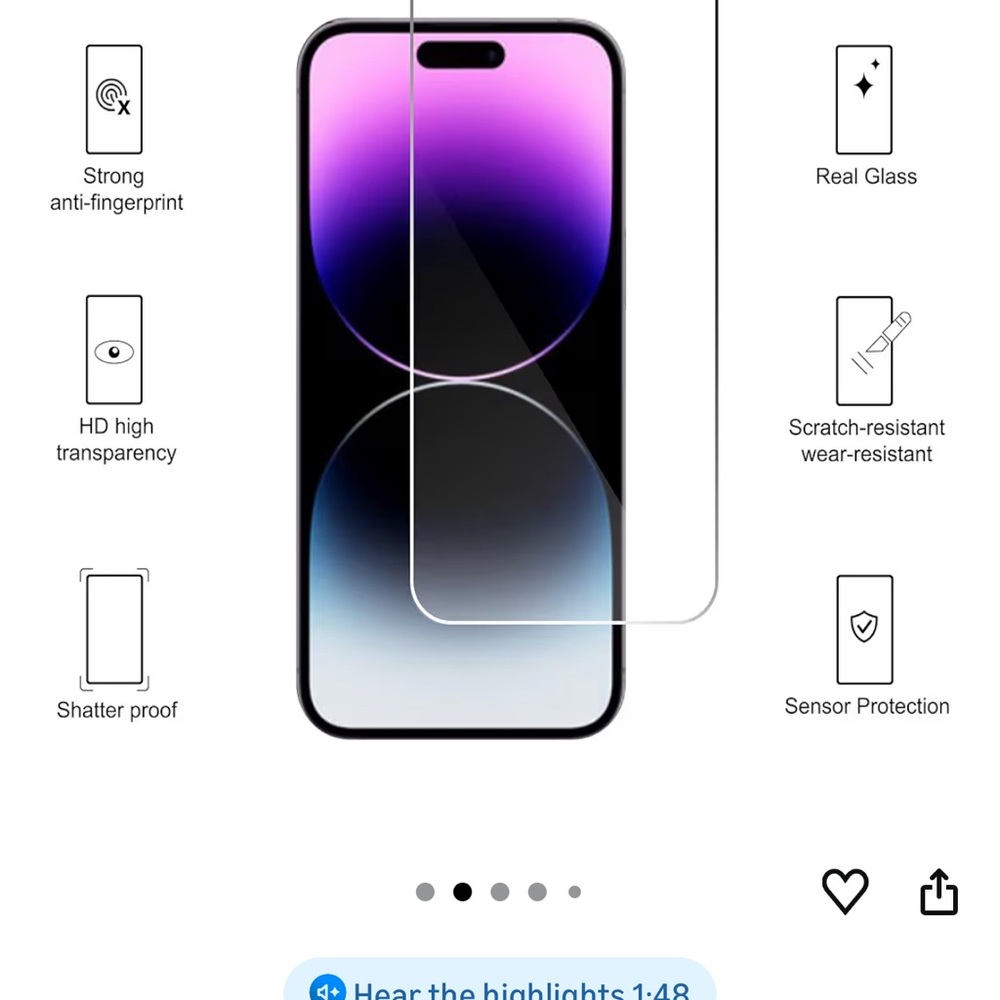Ailun Tempered Glass Screen Protector Set - Picture 2 of 7